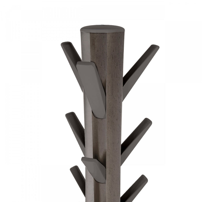 Umbra Modern Wood Flapper Coat Rack - Grey