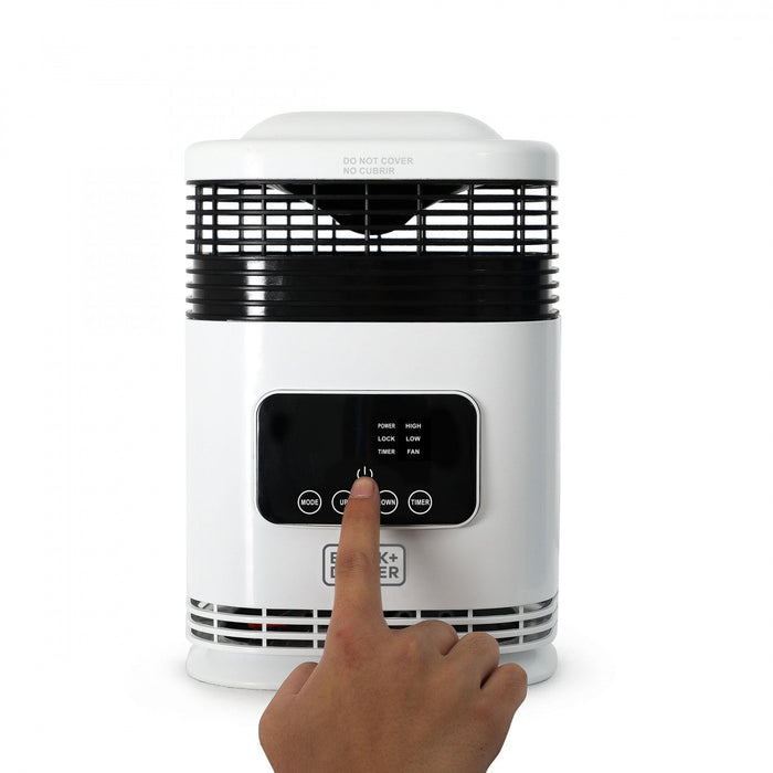 Black+Decker 10.2\" Flameless Portable Heater 