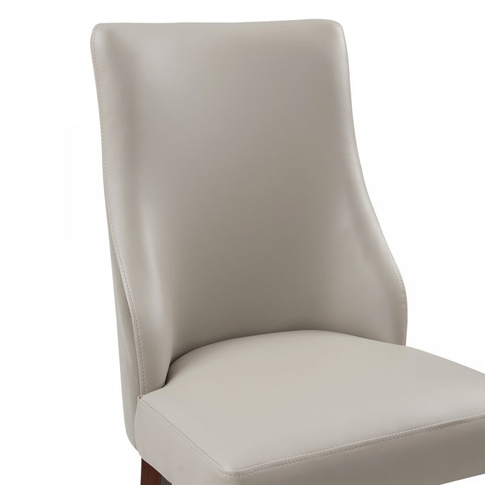 Connie Modern 8-Piece Dining Chair Set in Light Gray 