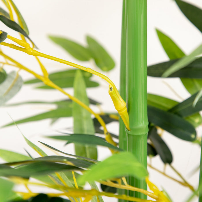 HOMCOM 5ft Tall Artificial Bamboo Tree, Fake Bamboo Plant for Home Decor