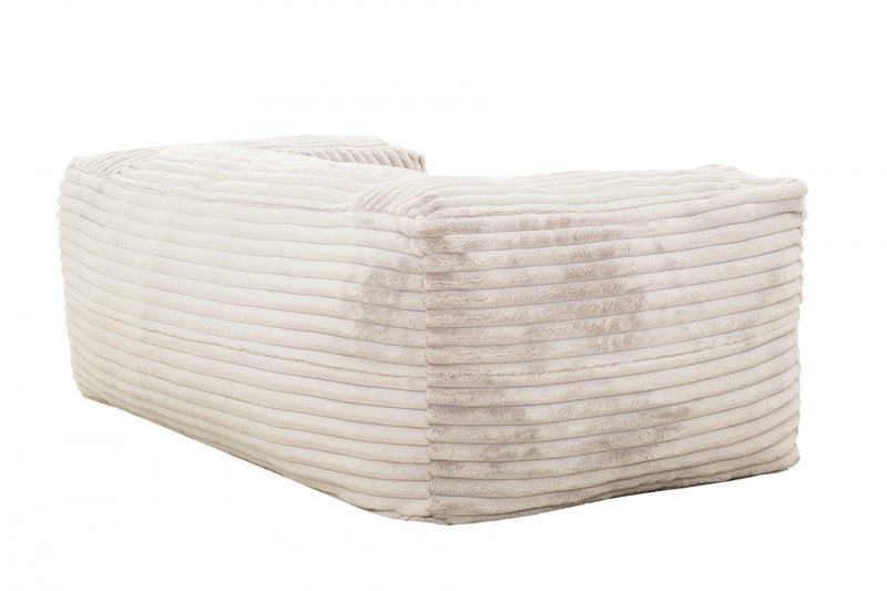 Sealy Redd Corduroy High Density Foam Bean Bag Sofa Chair - Taupe