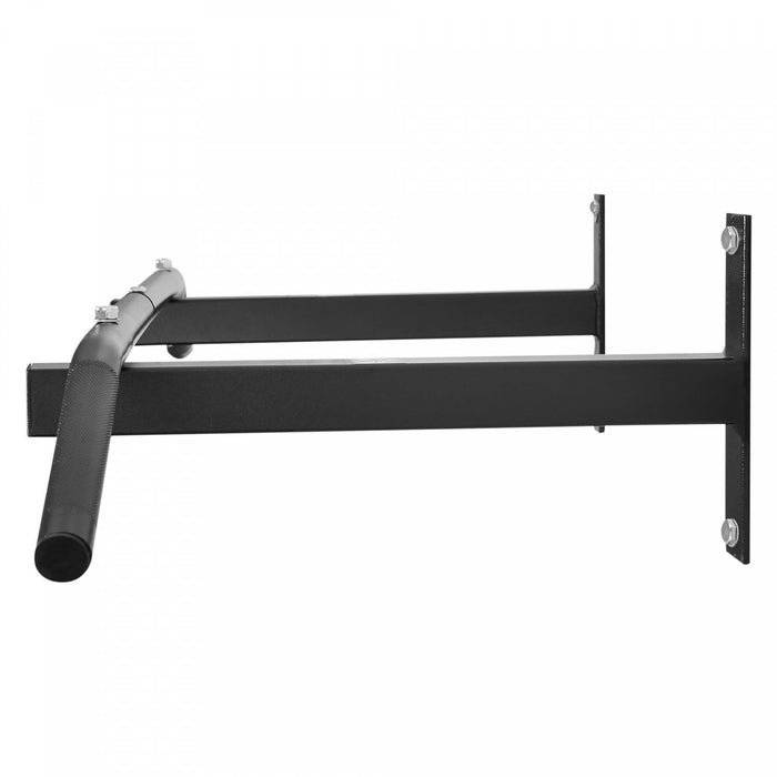 Soozier Wall Mount Chin Up Bar Upper Body Pull Up Training Workout Home Gym Exerciser Black