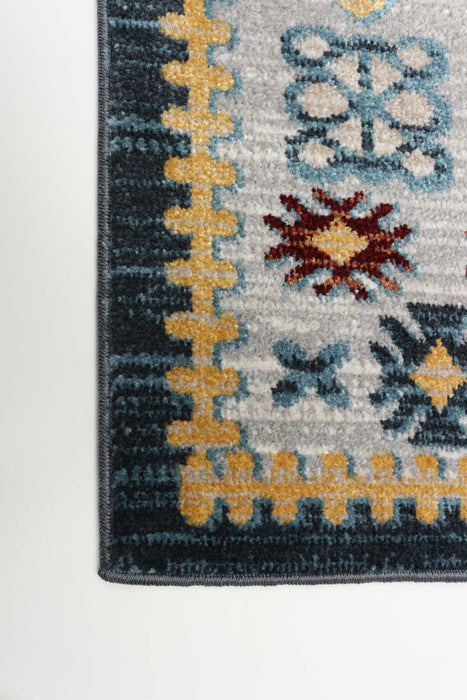 Gypsy Grey Machine Washable Area Rug - 2'6\" x 8'0\"