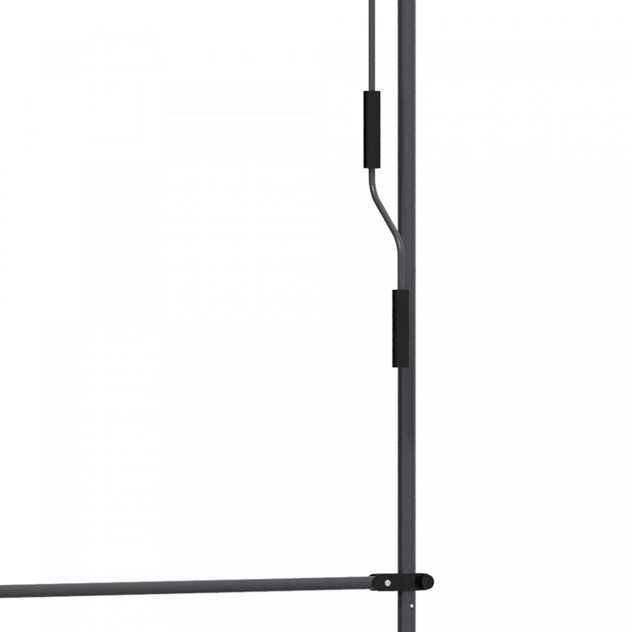 Outsunny 6.5' X 4' Retractable Awning, Freestanding & Non-screw, Wine Red