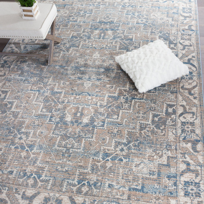 Shi Vin Diamond Blue 3x5 Area Rug