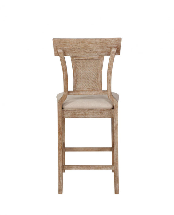 Rylan Fabric Counter-Height Stool - Natural