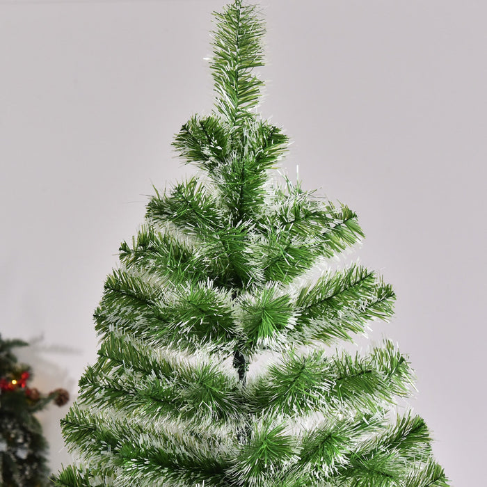 Homcom 7ft Artificial Christmas Tree With 968 Tips