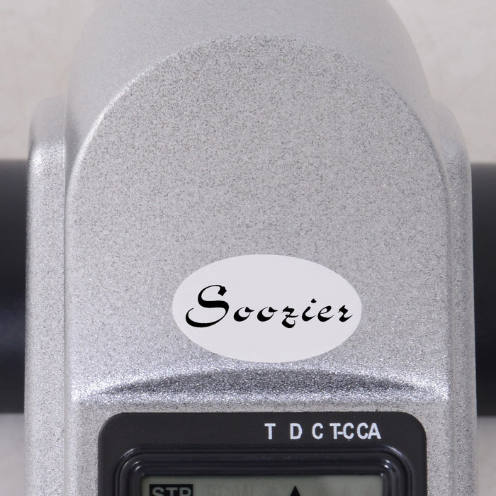 Soozier Portable Mini Pedal Exercise Bike Indoor Cycle Fitness Arm Leg W/ Lcd Display, Silver
