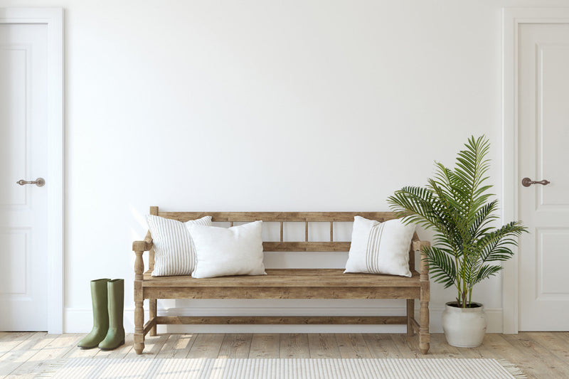 Artificial 43\" Areca Palm In Black Pot 