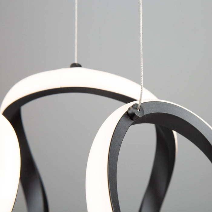 Mira 18 W LED Pendant Black 
