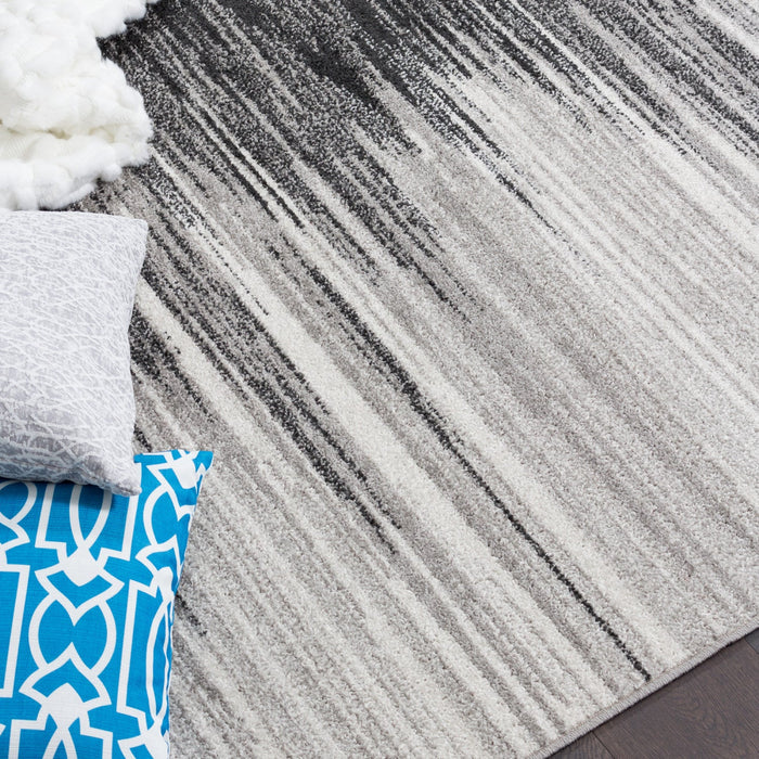 Lav Grey Waves 3x5 Area Rug