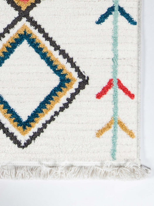 Vivi Contemporary 9'10\" x Area Rug in Multi Indoor Area Rug 