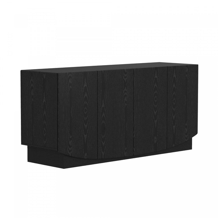Ardea Contemporary 60\" Sideboard in Black Buffet 