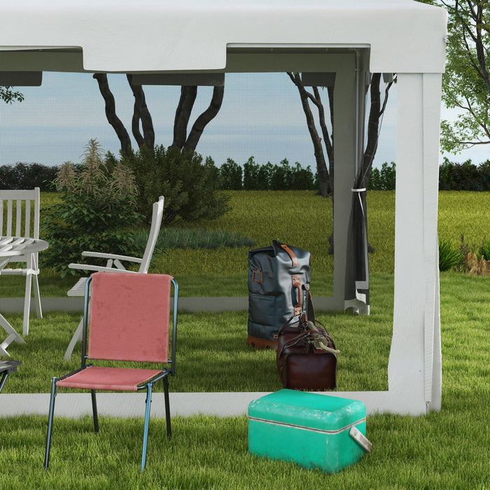 10x13ft Party Tent Wedding Gazebo Outdoor Waterproof Pe Canopy Shade