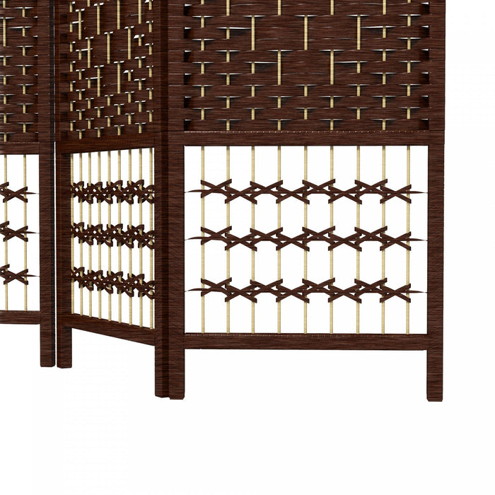 Homcom Folding Room Divider 5.6 Ft Privacy Screen Panel