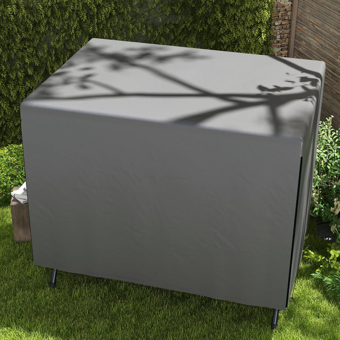Outsunny 3-seater Patio Swing Cover, 85" X 61" X 59", Dark Grey
