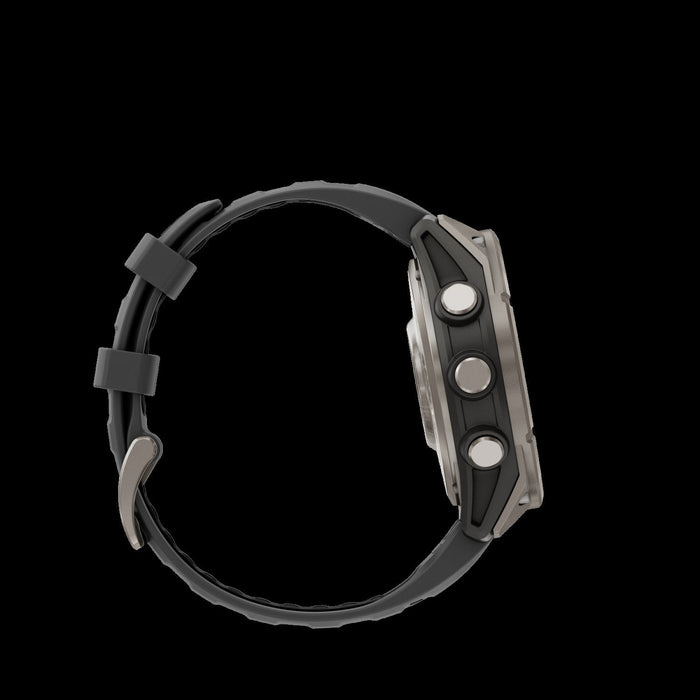 Garmin Fenix 8 Pro 47mm Titanium Pro Smartwatch - Training Wearable, Voice Calls, Running Economy, Garmin Coach Plans, Auto Lap Timing, Dive-Rated Design