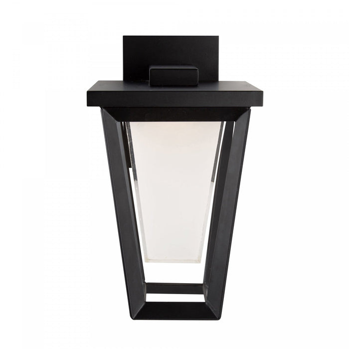 Waterbury Black 15 W LED Outdoor Wall Light 