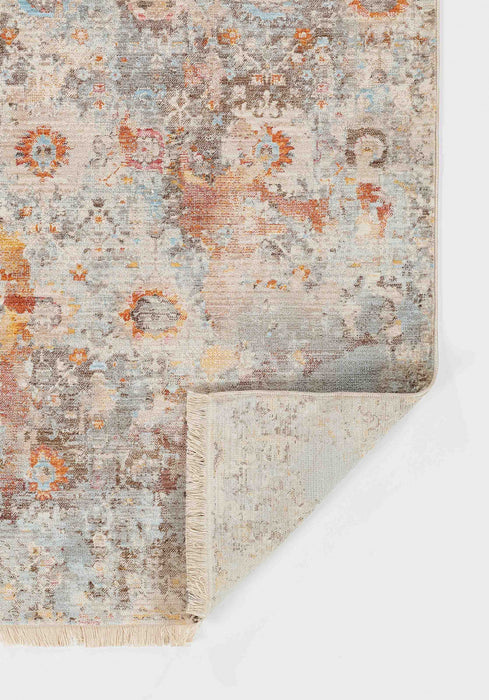 Camellia Traditional 2'6\" x Runner Rug in Multi Indoor Area Rug 