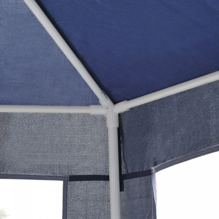 Outsunny Φ13' Hexagon Party Tent Patio Gazebo Outdoor Activity Event Canopy Quick Sun Shelter Pavili