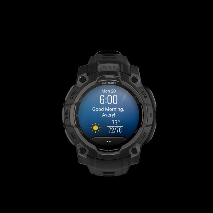 Garmin Instinct 3 Amoled Smartwatch 45 Mm - Rugged Military Spec 810, Compass, Barometric Altimeter 