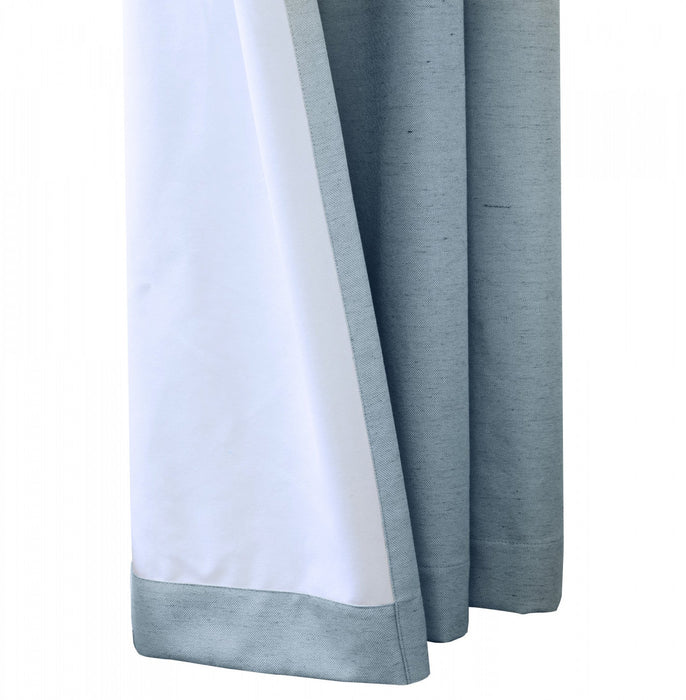 Thermaplus Suprema Blue Blackout Grommet Curtain Panel - 52 x 95
