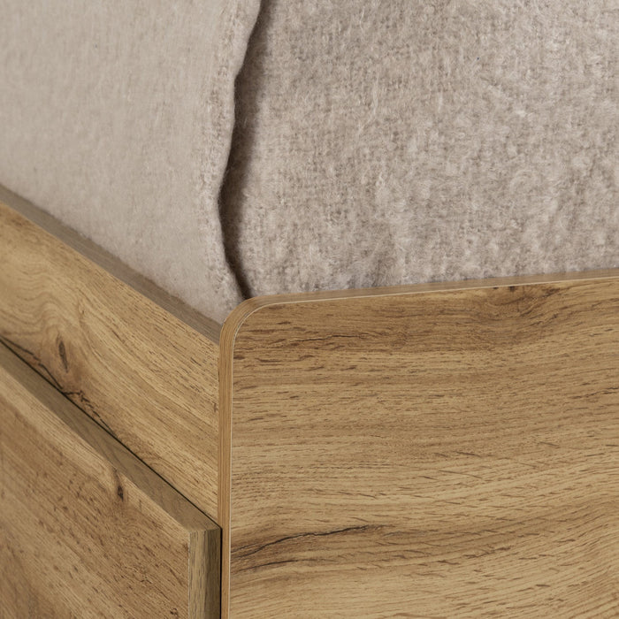 Tassio 3-Drawer Twin Mates Bed - Nordik Oak