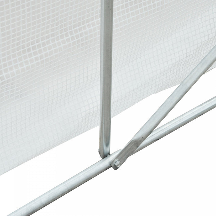 Outsunny 11.5' X 10' X 6.5' Portable Walk-in Tunnel Greenhouse, Garden Plant Growing Warm House, Out