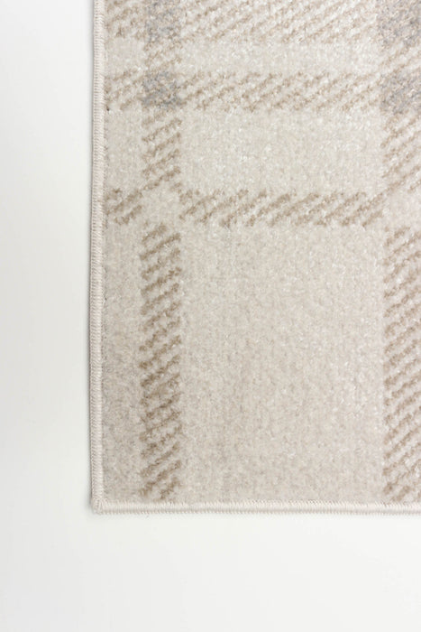 Roma Ivory Machine Washable Area Rug - 2'6\" x 8'0\"