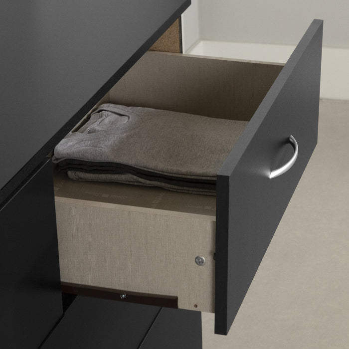 Step One 6-drawer Dresser - Pure Black 