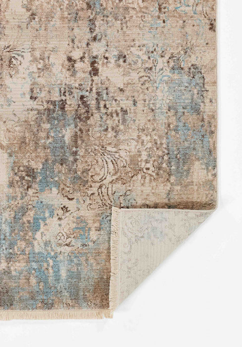 Malia Traditional 5'0\" x 7'9\" Area Rug in Blue Indoor Area Rug 