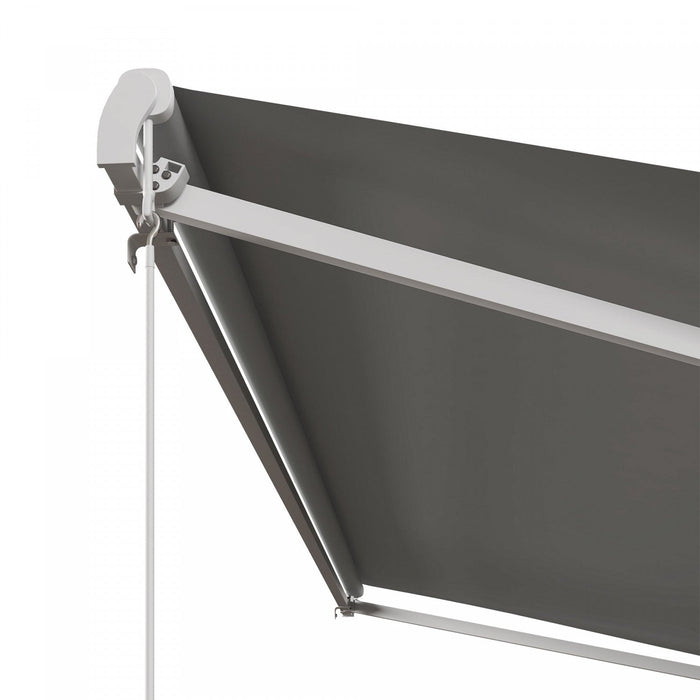 Outsunny 10' X 13' Electric Retractable Awning W/ Remote Controller, Gray