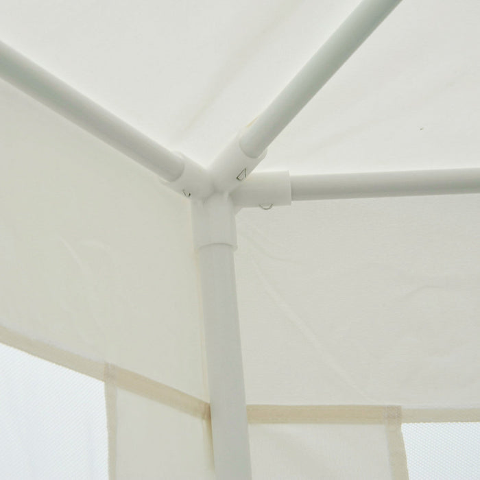 Outsunny Φ13' Hexagon Party Tent Patio Gazebo Outdoor Activity Event Canopy Quick Sun Shelter Pavili
