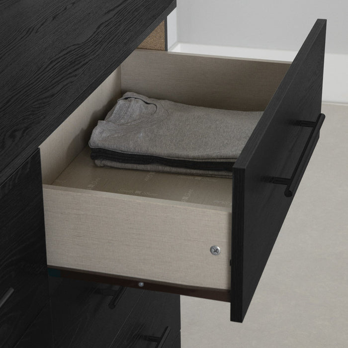 Primo 6-Drawer Dresser - Black Oak