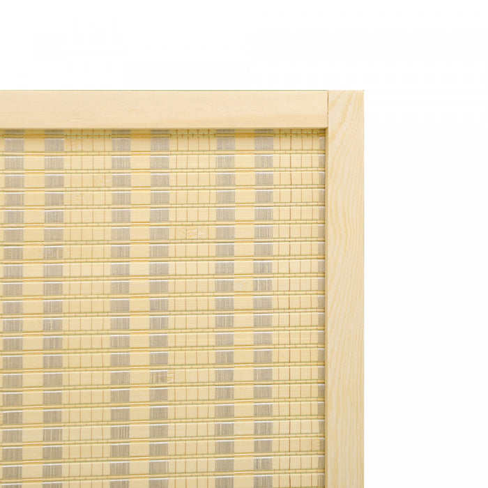 Homcom 6 Ft 4 Panel Room Divider Screens With Hand Woven Bamboo