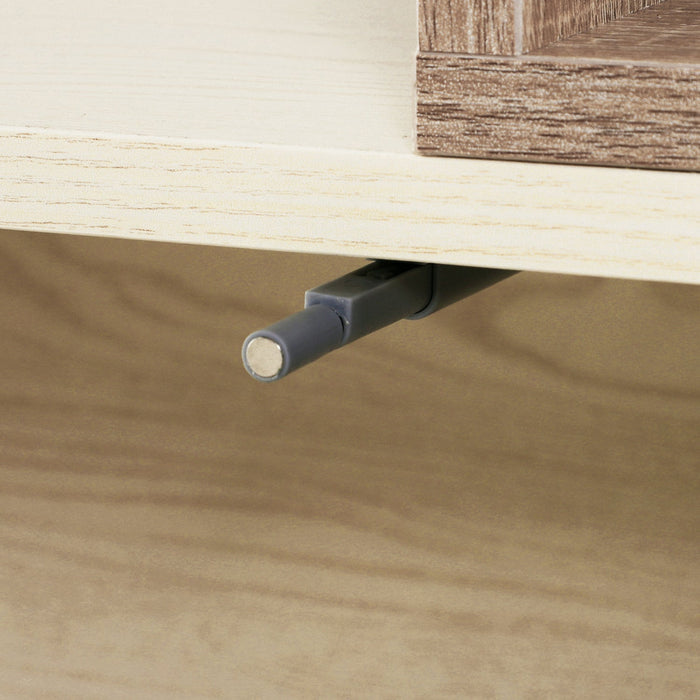 HOMCOM Heavy-Duty 360° Rotating Shelf Multifunction Organizer Storage White Oak