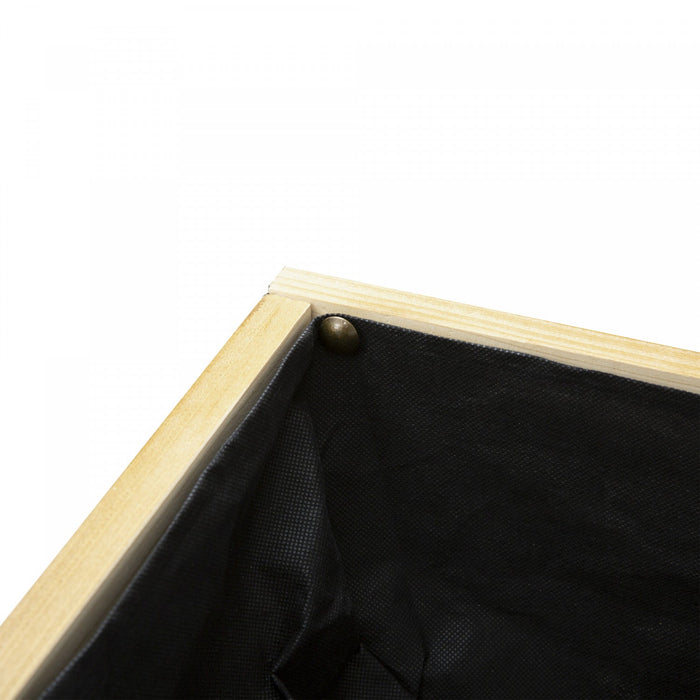 Outsunny 71'' X 32' X 28'' Wooden Raised Garden Bed, Planter Box With Non-woven Fabric, Free Standin