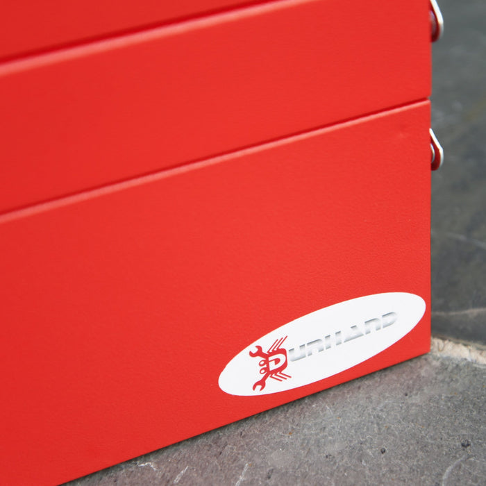 Durhand Portable 5-tray Metal Tool Box
