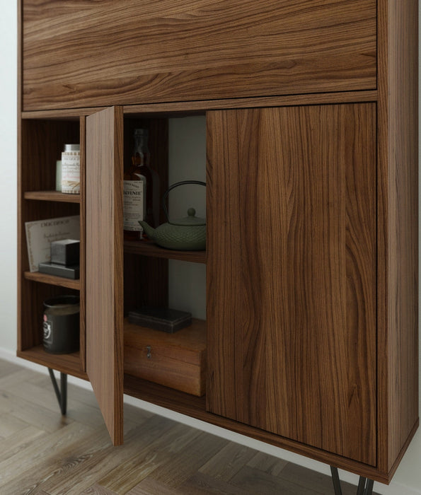 Nordika Secretary Desk - Walnut 