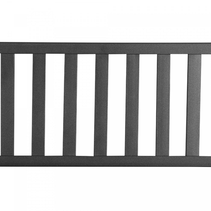 Outsunny 50" Steel Garden Bench Outdoor Seat Furniture, Black