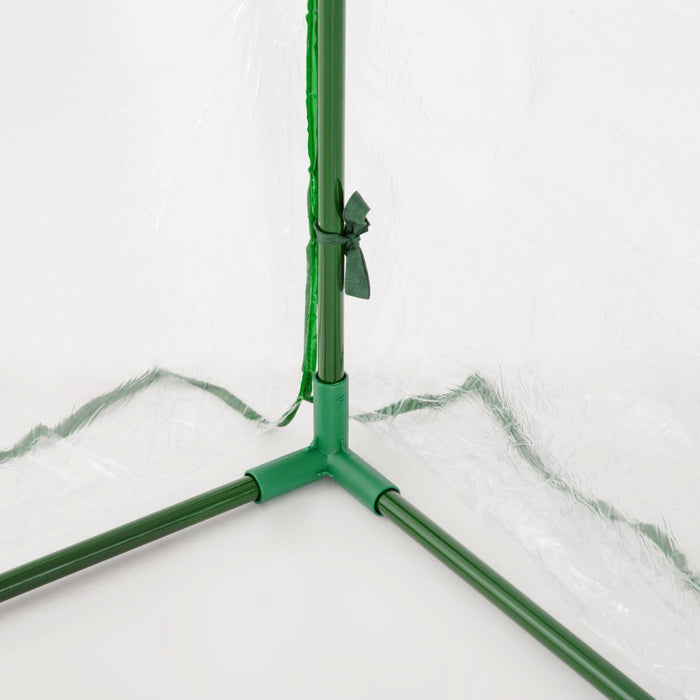 Outsunny 79\" X 39\" X 32\" Mini Greenhouse Transparent Portable Hot House For Plants With Zippered Doo