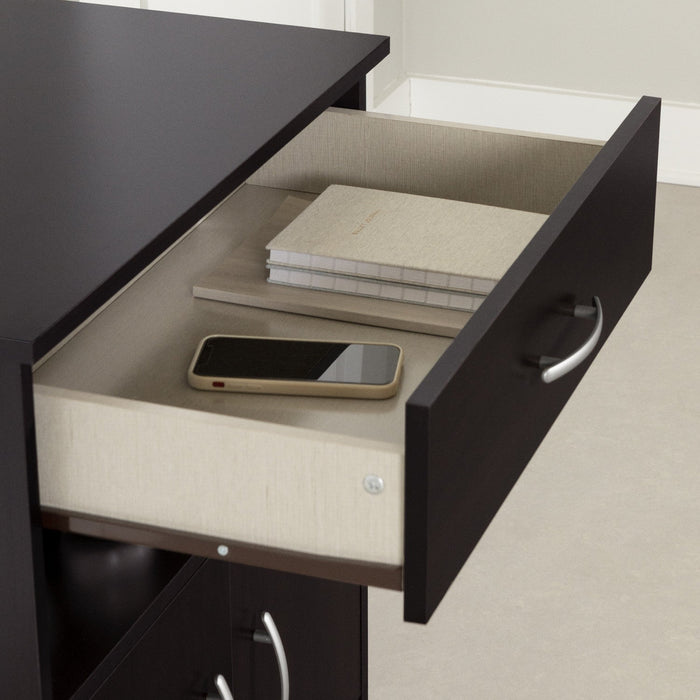 Axess Printer Cart On Wheels - Chocolate 