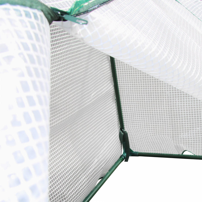 Outsunny 71\" X 17\" X 24\" Mini Greenhouse Portable Hot House For Plants With Zipper Design For Outdoo