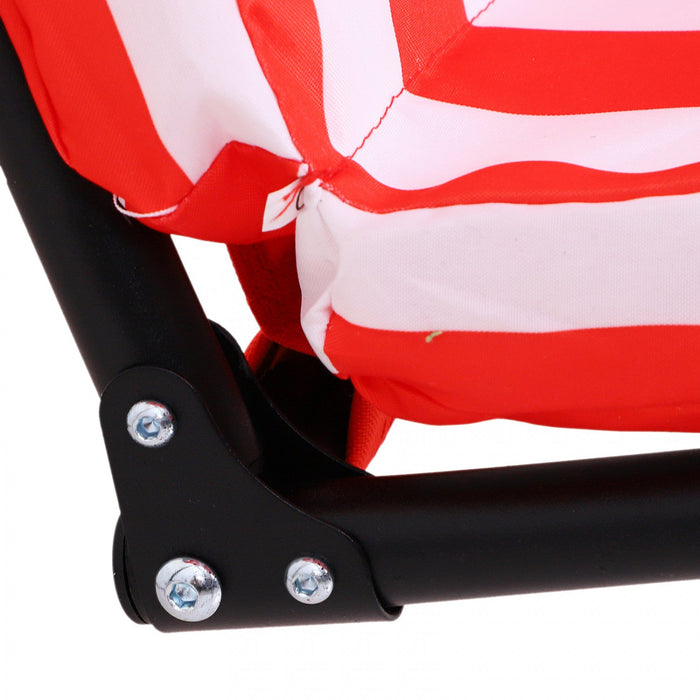 Outsunny 3-seat Patio Swing Chair, Outdoor Porch Swing Glider With Adjustable Canopy, Removable Cush