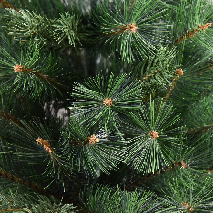 Homcom 5ft Artificial Christmas Tree With 343 Branch Tips