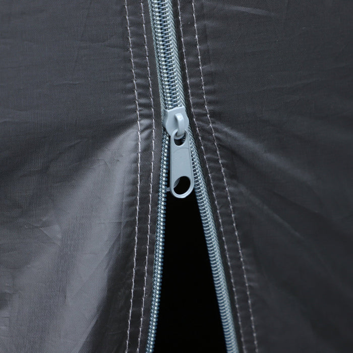 Outsunny Pop Up Shower Tent, Outdoor Privacy Changing Dressing Room, Black