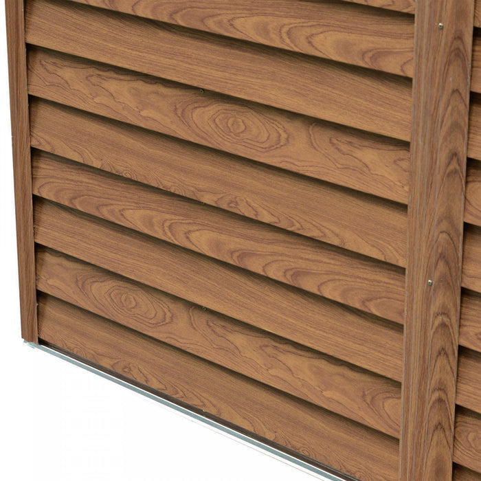 Outsunny 6.4' X 7.7' Outdoor Storage Shed With Double Doors, Metal Garden Shed House For Gardening T