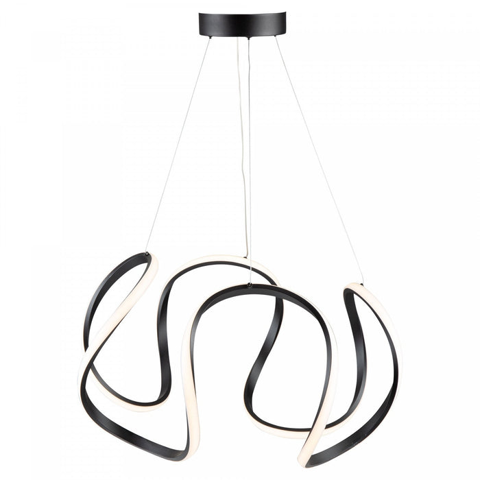Mira 40 W LED Pendant Black 