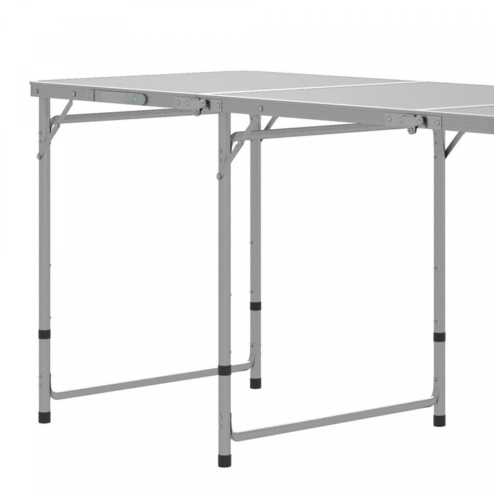 Outsunny Camping Table And Chairs Folding Picnic Table And 6 Stools