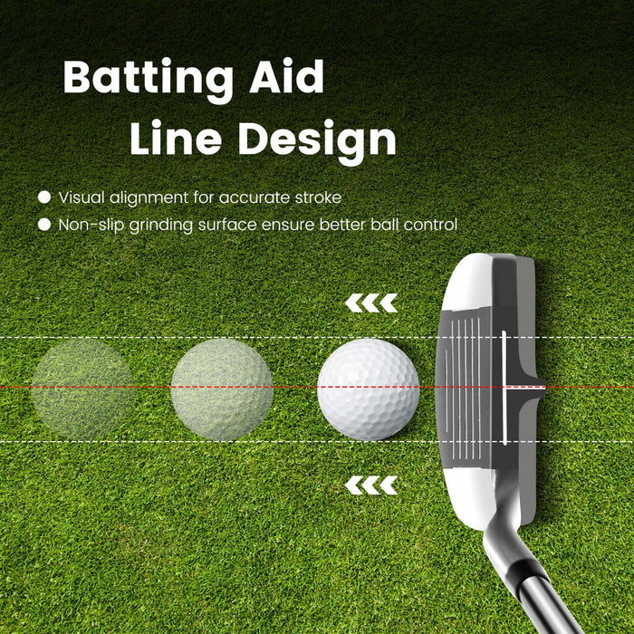 Ultimate Golf Chipper Right-handed Chipping Club Stainless Steel Head Batting Aid Line